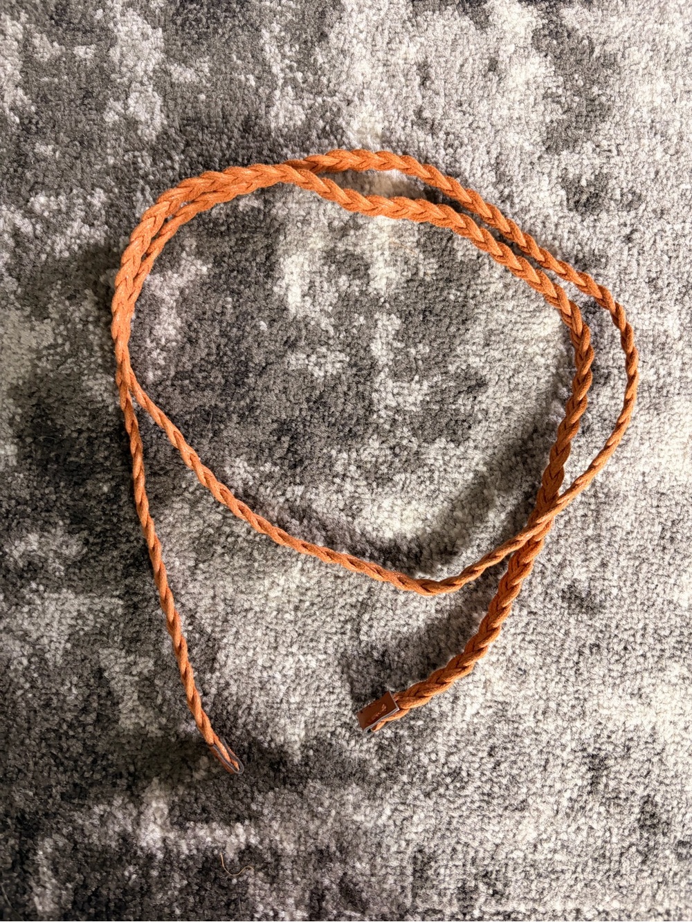 Woven Braided Leather Waist Belt